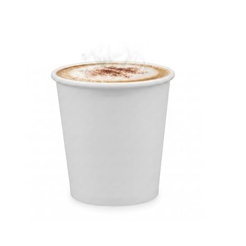 Paper Cups 12 oz 200 Pack for Coffee & Tea Made in USA (200 Count)