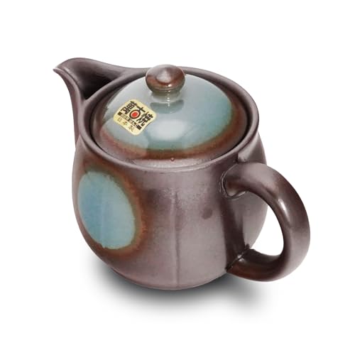 Japanese Banko Ware Teapot with Removable Stainless Steel Strainer