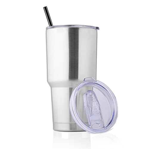 30 oz Tumbler with Lid and Straw