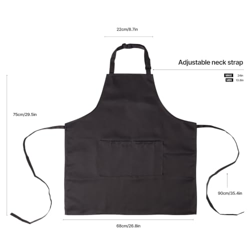 Kitchen Bib Chef Apron for Women Men