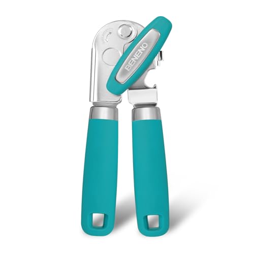 Heavy Duty Hand Can Opener Manual with Magnet Lid Remover