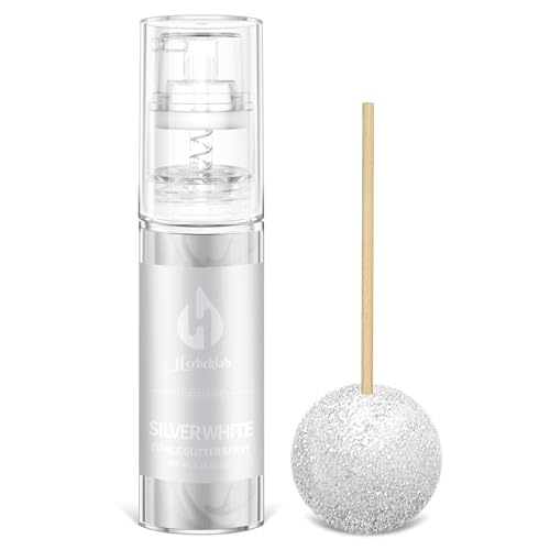 White Edible Glitter Spray