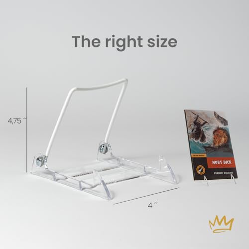 4.75" Clear Acrylic Display Stand Made in USA (4 Count)