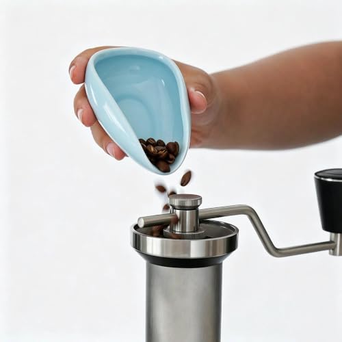 Ceramic Coffee Dosing Cup & Tea Storage Tray