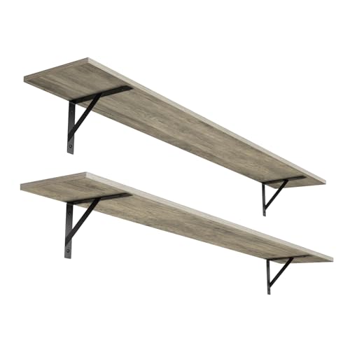 Long Wall Shelves (2 Count)
