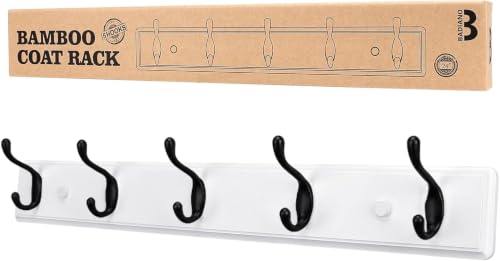 Heavy Duty Wooden Coat Rack