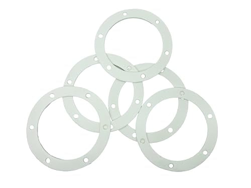 6" Pellet Stove White Blower Gasket Seal for 100s 2100J MAR60487 5 Pack (5 Count)