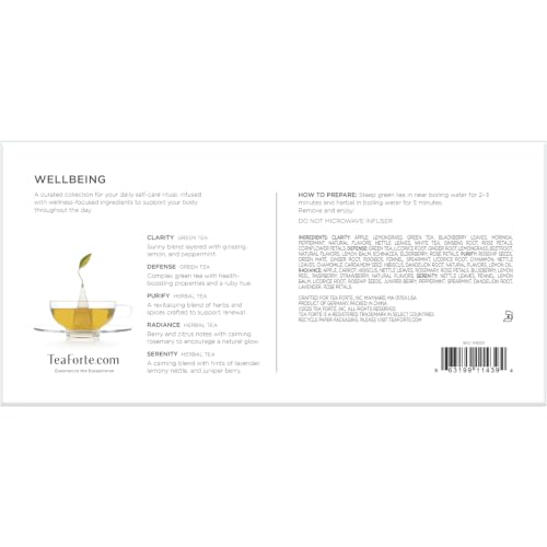 Tea Sampler 10 Pyramid Infuser Bags (10 Count)
