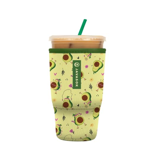 JavaSok Iced Coffee & Cold Soda Insulated Neoprene Cup Sleeve