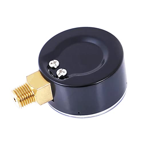 1 8" NPT 300Psi Steel Economical All Purpose Pressure Gauge with Brass Internals 1.5" Dial Display Bottom Mount