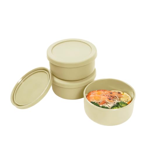 24 fl oz Silicone Food Storage Container with Lid (3 Count)