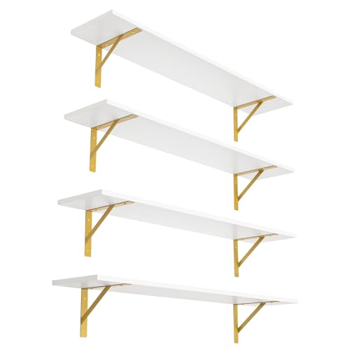 Long Wall Shelves (4 Count)