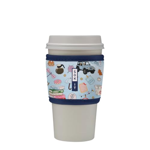 HotSok Coffee & Tea Reusable Insulated Neoprene Cup Sleeve