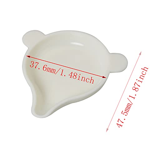 Weighing Powder Pans Scale Pan Narrow Spout Plastic Weighing Dishes Diamond Electronic Balance Scale Jewelry Tool Can Weigh Liquid