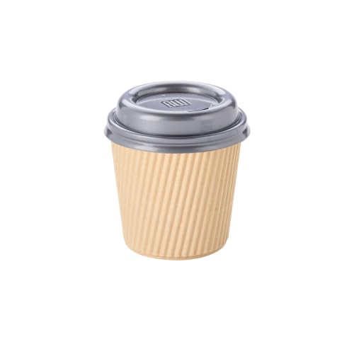 Ripple Wall Coffee Cups 500 Count 4 Ounce Insulated Kraft Paper Cups