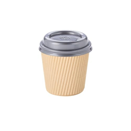 Ripple Wall Coffee Cups 500 Count 4 Ounce Insulated Kraft Paper Cups