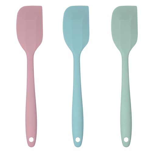 3 Pcs Colorful Silicone Spatula Set (3 Count)