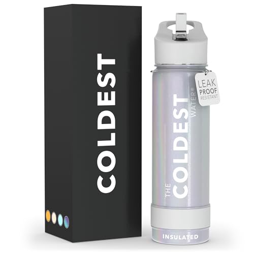 Coldest Insulated Water Bottle with Straw Lid