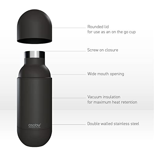 Orb Stainless Steel Double Wall Insulated Travel Water Bottle