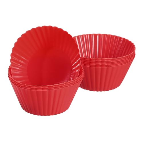 12Pcs Silicone Cupcake Liners