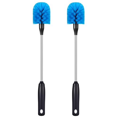 Stainless Steel Bottle Brush with Replaceable Head (2 Count)