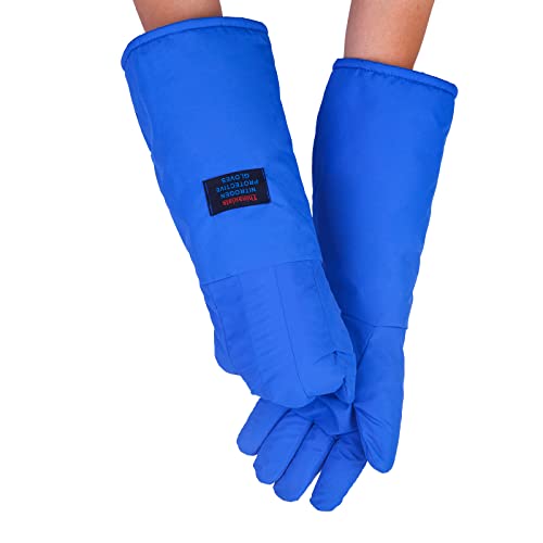 Cryogenic Gloves Low Temperature LN2 Liquid Nitrogen Protective Gloves Cold Storage Safety Frozen Gloves
