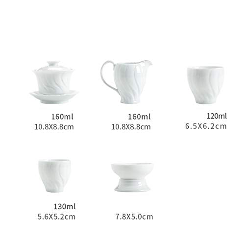 Tea Set Personality Tea Set Red Glaze Black Handle Oblique Teapot Oblique Teacup 10 Ceramic Tea Set Gift Box