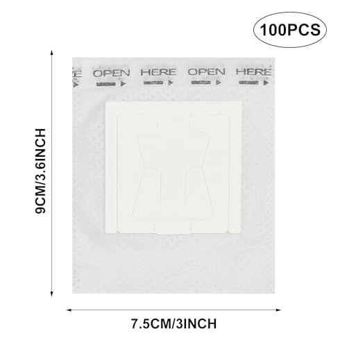 100 Pack Single Serve Pour Over Coffee Filter Bags with Hanging Ears (100 Count)