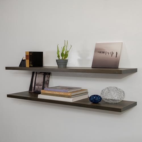 URBANDI Rustic Floating Shelves (2 Count)
