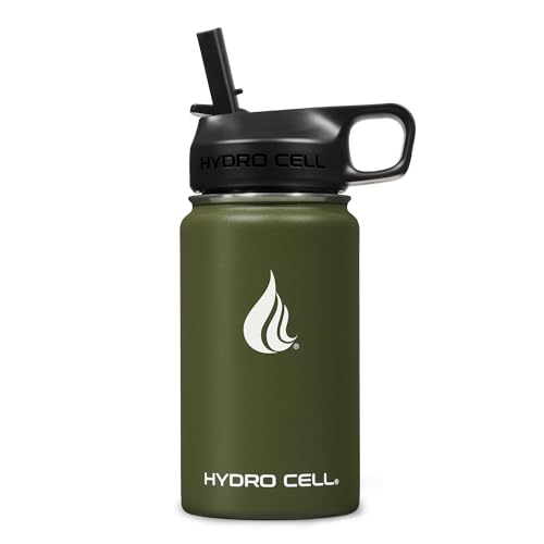 Stainless Steel Insulated Water Bottle with Straw