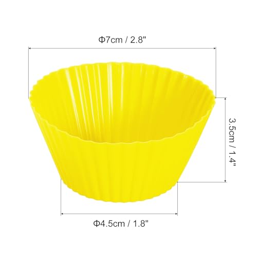 42Pcs Silicone Cupcake Liners (42 Count)