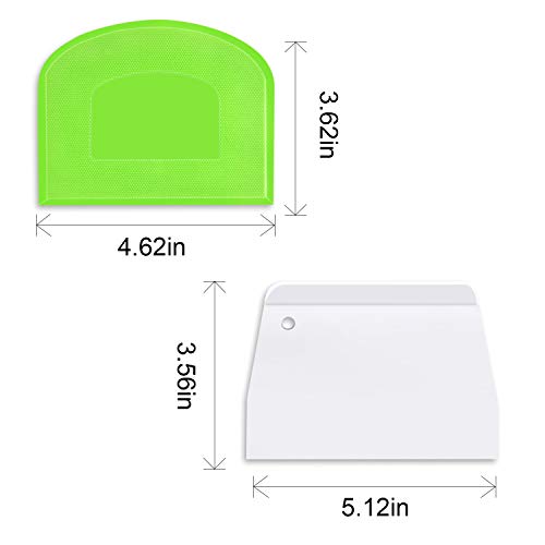 Plastic Cutting Bread Scraper Tool Pastry Knife Dough Cutter Bread Bow Bench Knife (2 Count)