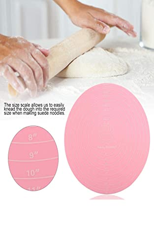 Silicone Baking Mat Cake Mat Silicone Cake Mat Silicone Baking Mat with Measurements for CakeTurntable Stand Non