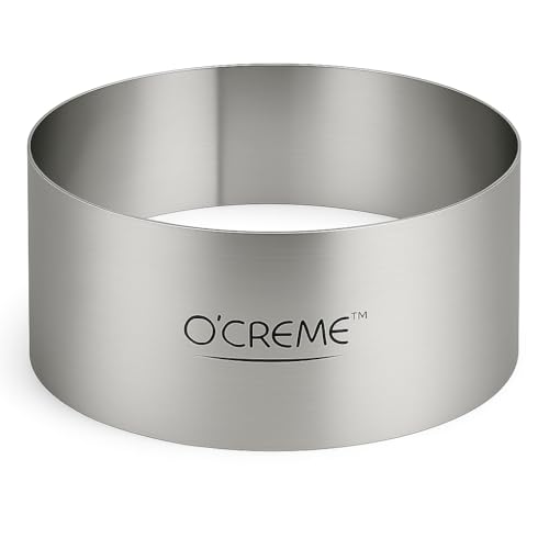 Cake Ring Sturdy Stainless Steel Round Mousse Cake Ring Mold for Baking