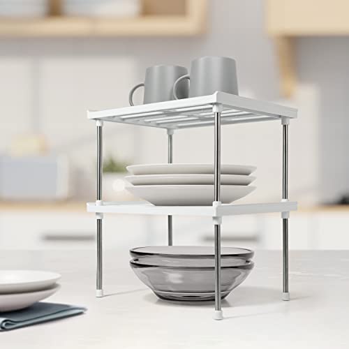 Stackable Kitchen Cabinet Organizer Set of 2 (2 Count)