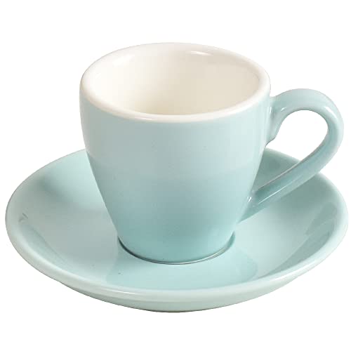 Porcelain Espresso Cup with Saucer