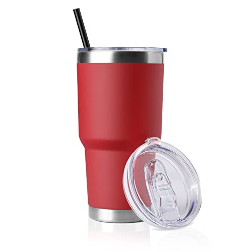30 oz Tumbler with Lid and Straw