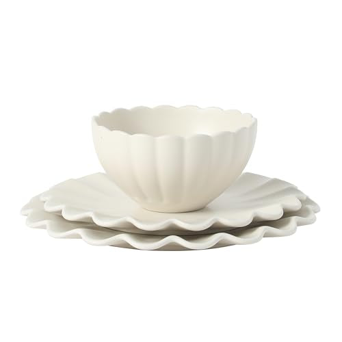 Bistro Fleur Plates and Bowls Sets