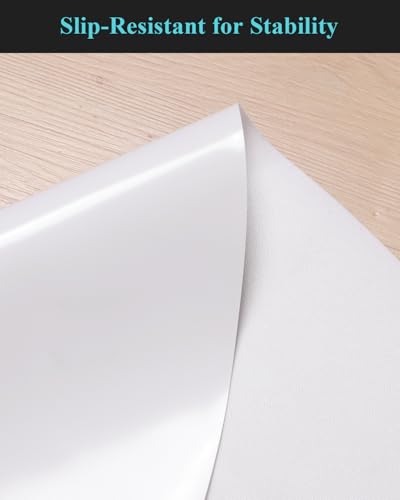 Pure White Plastic Table Cover Protector