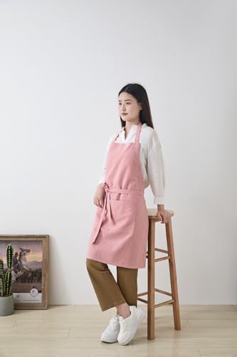 Cotton Linen Apron for Women