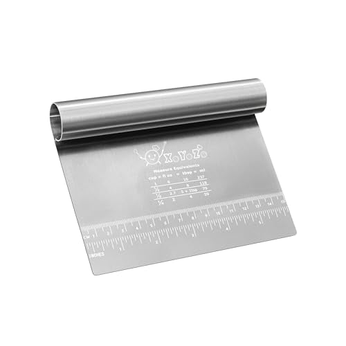Bench Scraper Dough Pastry Cutter Stainless Steel Blade Kitchen Baking Tools for Butter