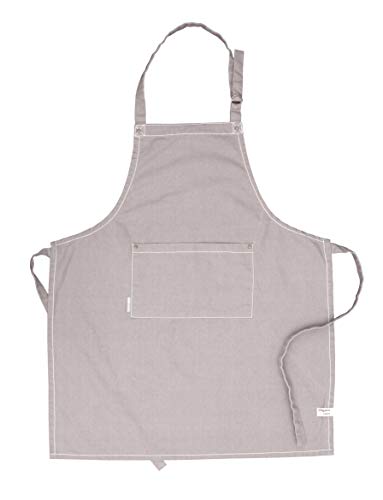 Cotton Solid Aprons for Women with Pocket