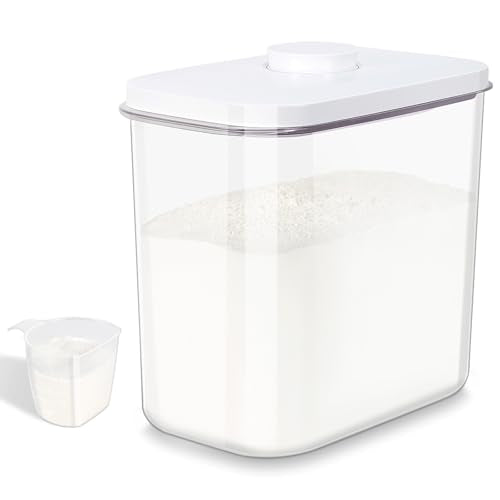 Airtight Rice Container 25 Lbs with Handle and Cup
