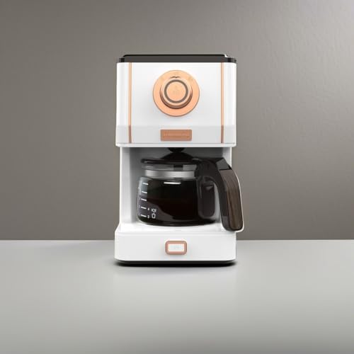 Retro Style Coffee Machine with 25 Oz Glass Coffee Pot