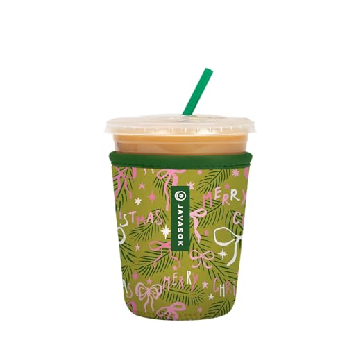 JavaSok Iced Coffee & Cold Soda Insulated Neoprene Cup Sleeve