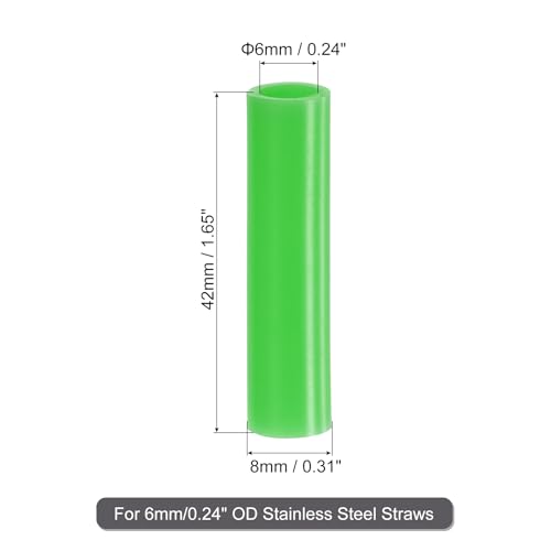 20Pcs Silicone Straw Tips (20 Count)