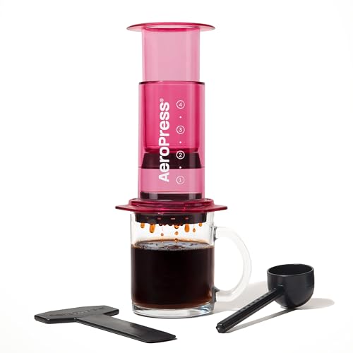 Clear Pink Coffee Press