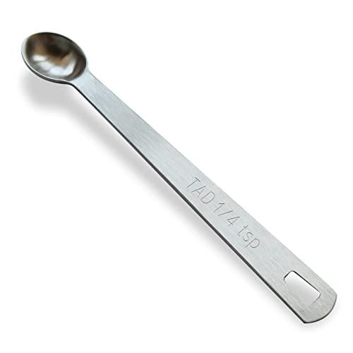 1PCS 1/4tsp(1.25ml) Mini Measuring Spoon, Small Teaspoon for Tiny Amounts