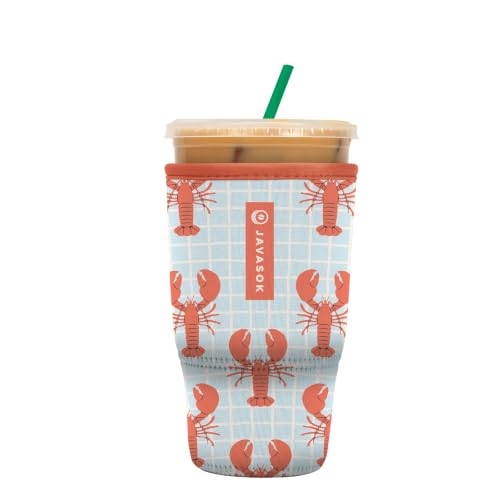 JavaSok Iced Coffee & Cold Soda Insulated Neoprene Cup Sleeve
