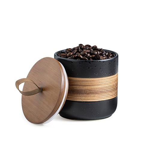 Ceramic Coffee Jar with Lid